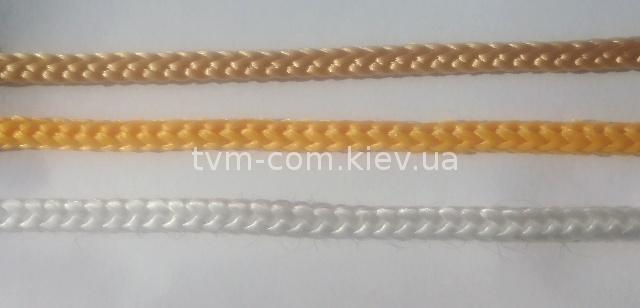 Шнуры трикотажные полипропиленовые (шнуры вязаные из пп мультифиламента) ф 2-6мм
